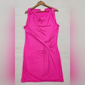 Michael Kors Vibrant Pink Sleeveless Coctail Dress Nordstrom Size L